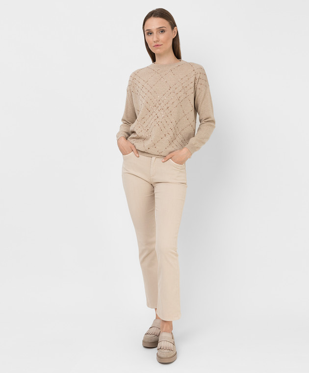 Brunello Cucinelli Cashmere sweater with sequins M12173600 image 2