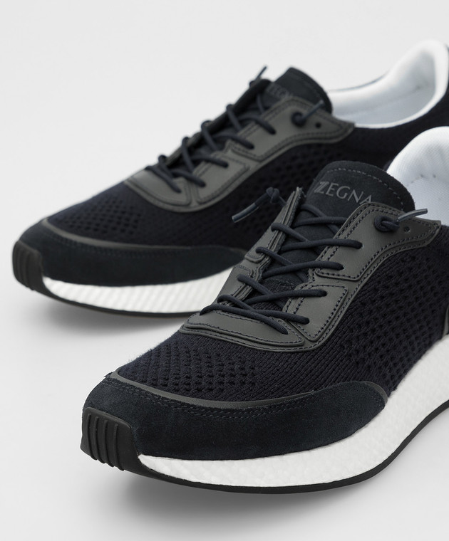 【Jeremy21】 Ermenegildo Zegna - Темно-серые кроссовки 