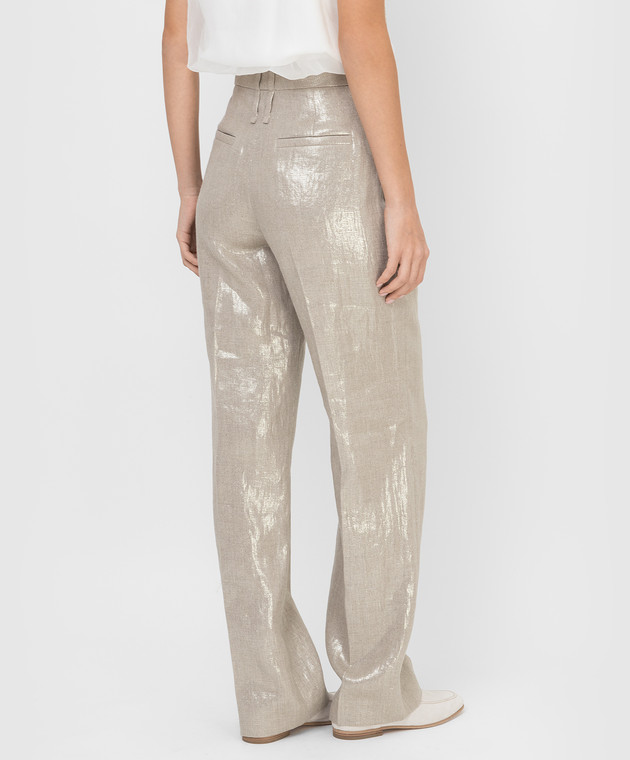 Linen large pants Hannoh Wessel Grey size 38 IT in Linen - 31261004
