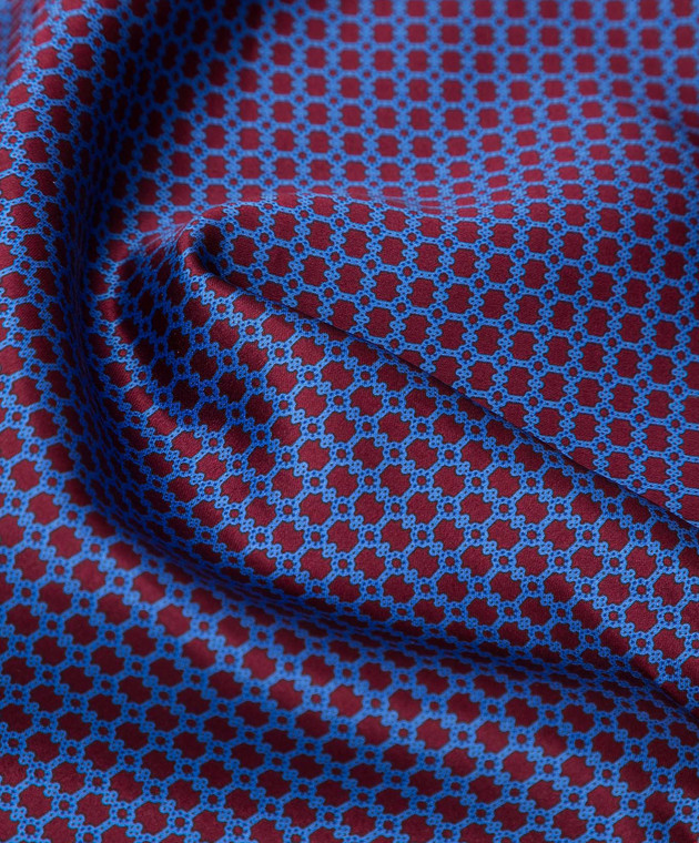 Stefano Ricci Детский синий шелковый платок-паше в узор YFZ2537030 изображение 2