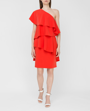 Lanvin Коралловое платье RWDR215U4076