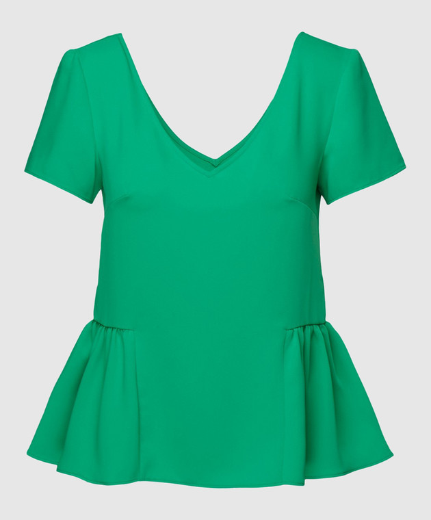 PAROSH Зеленая блуза D310311