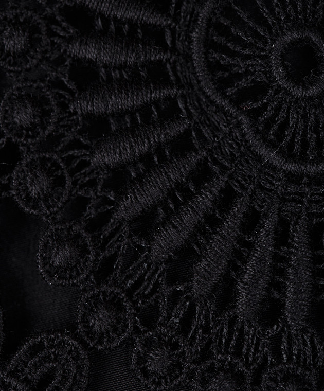 Chloe Чорна сукня з мережива 17SRO60 зображення 4
