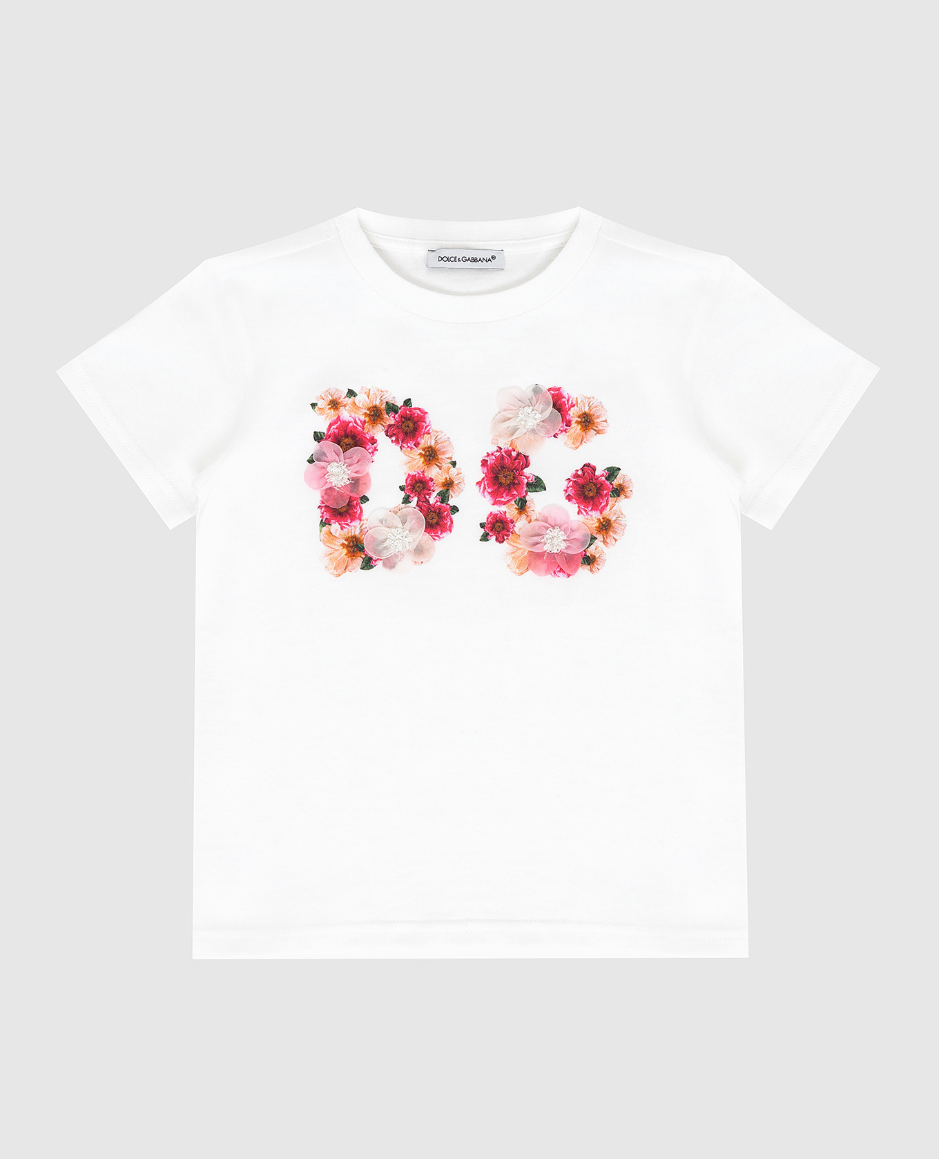 

Детская белая футболка Dolce&Gabbana, Белый, Футболки