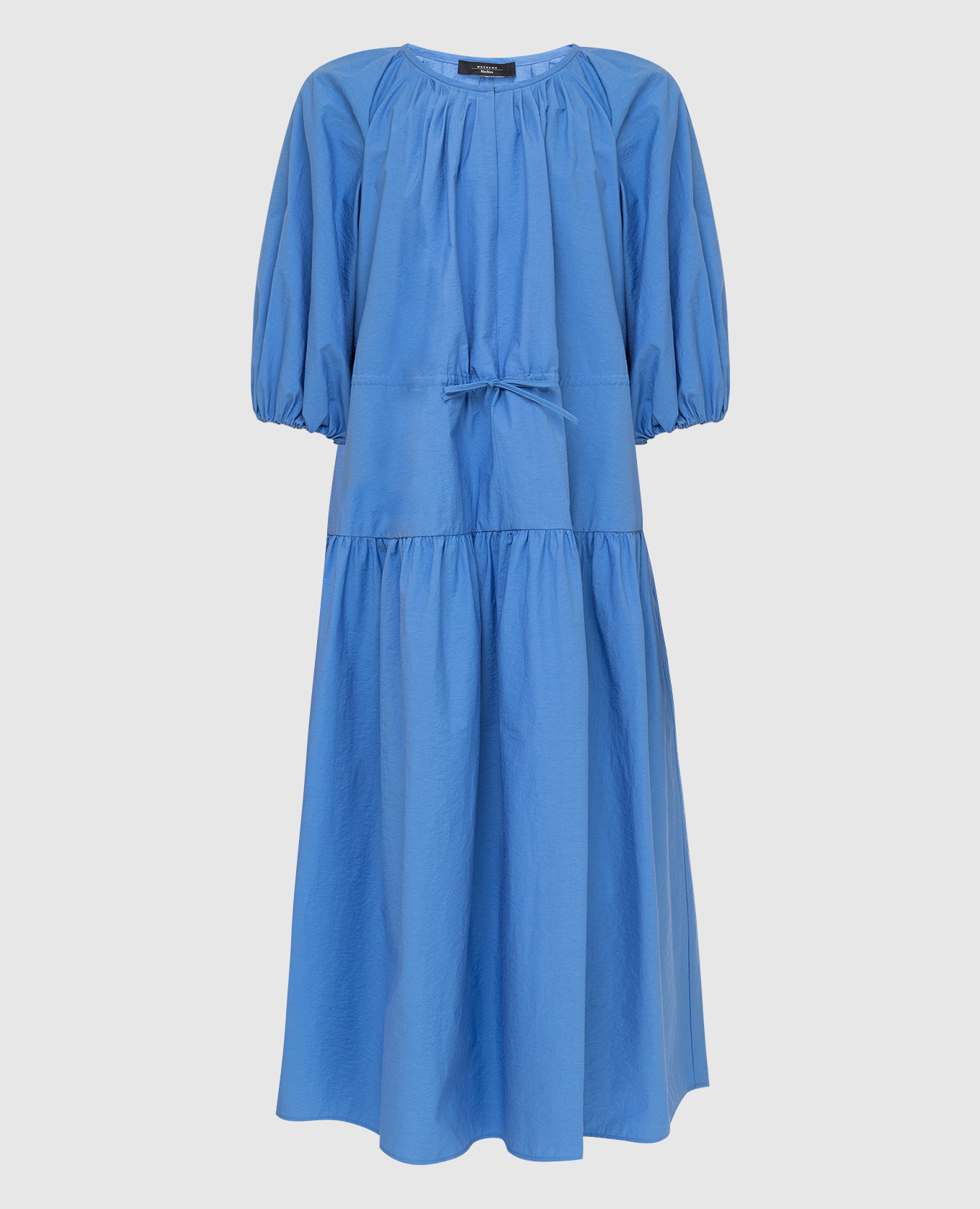 

Платье с объемными рукавами Max Mara Weekend, Синий, Платья Миди