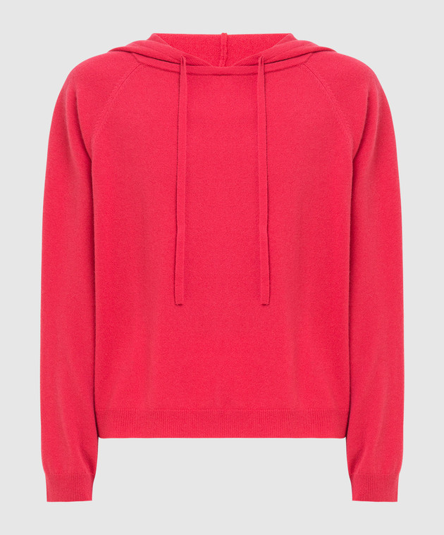 Allude Raspberry cashmere hoodie 21511116