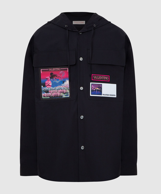 Valentino Куртка с контрастными нашивками XV3CIL0581F