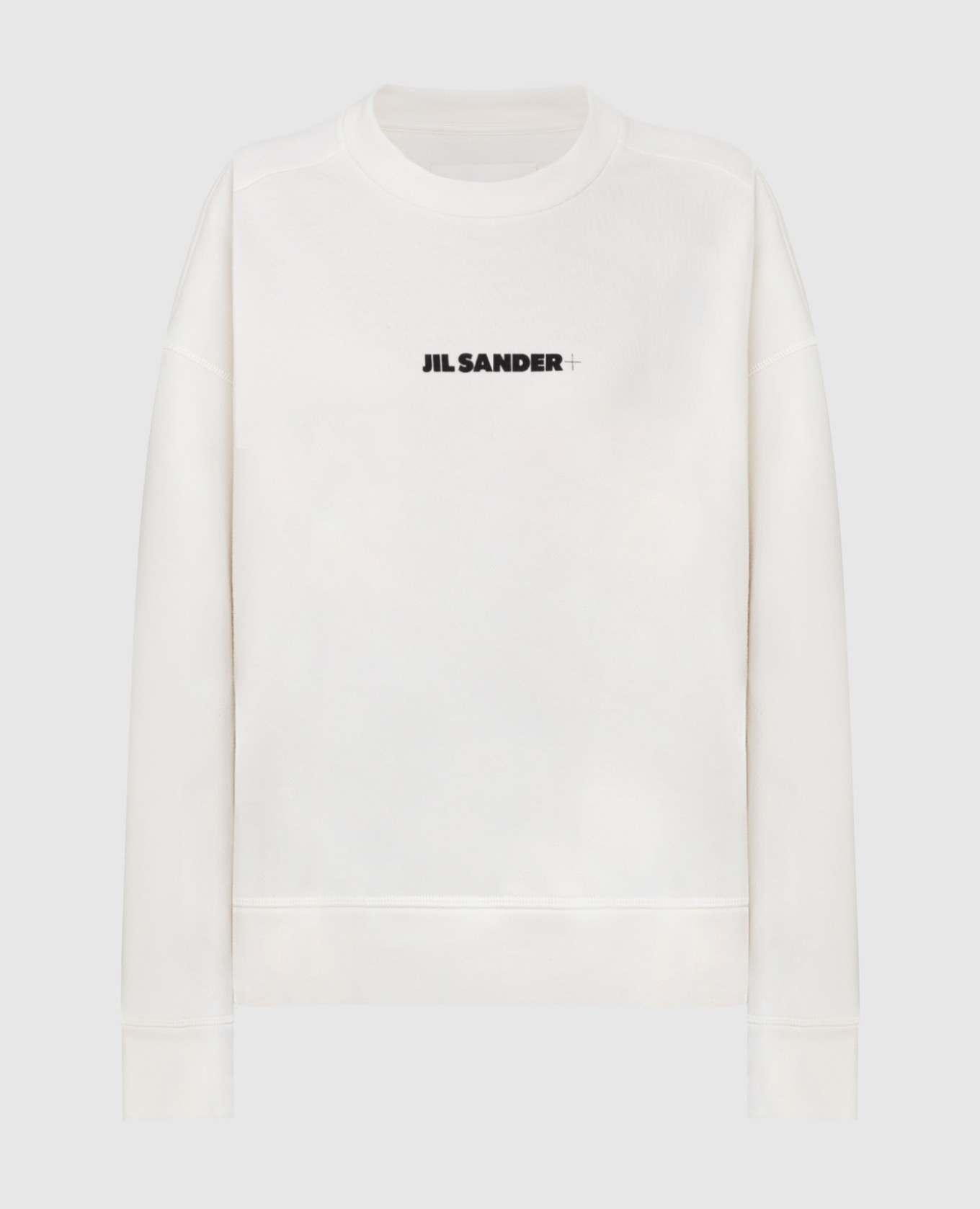 

Свитшот с логотипом Jil Sander, Светло-бежевый, Худи и свитшоты