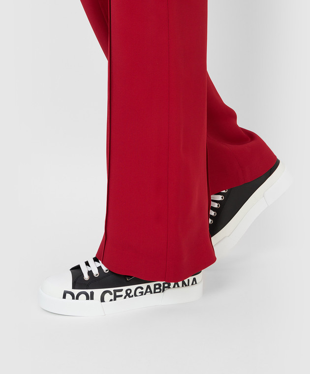 Dolce&Gabbana Кожаные кеды с логотипом CK1886AO515 изображение 2