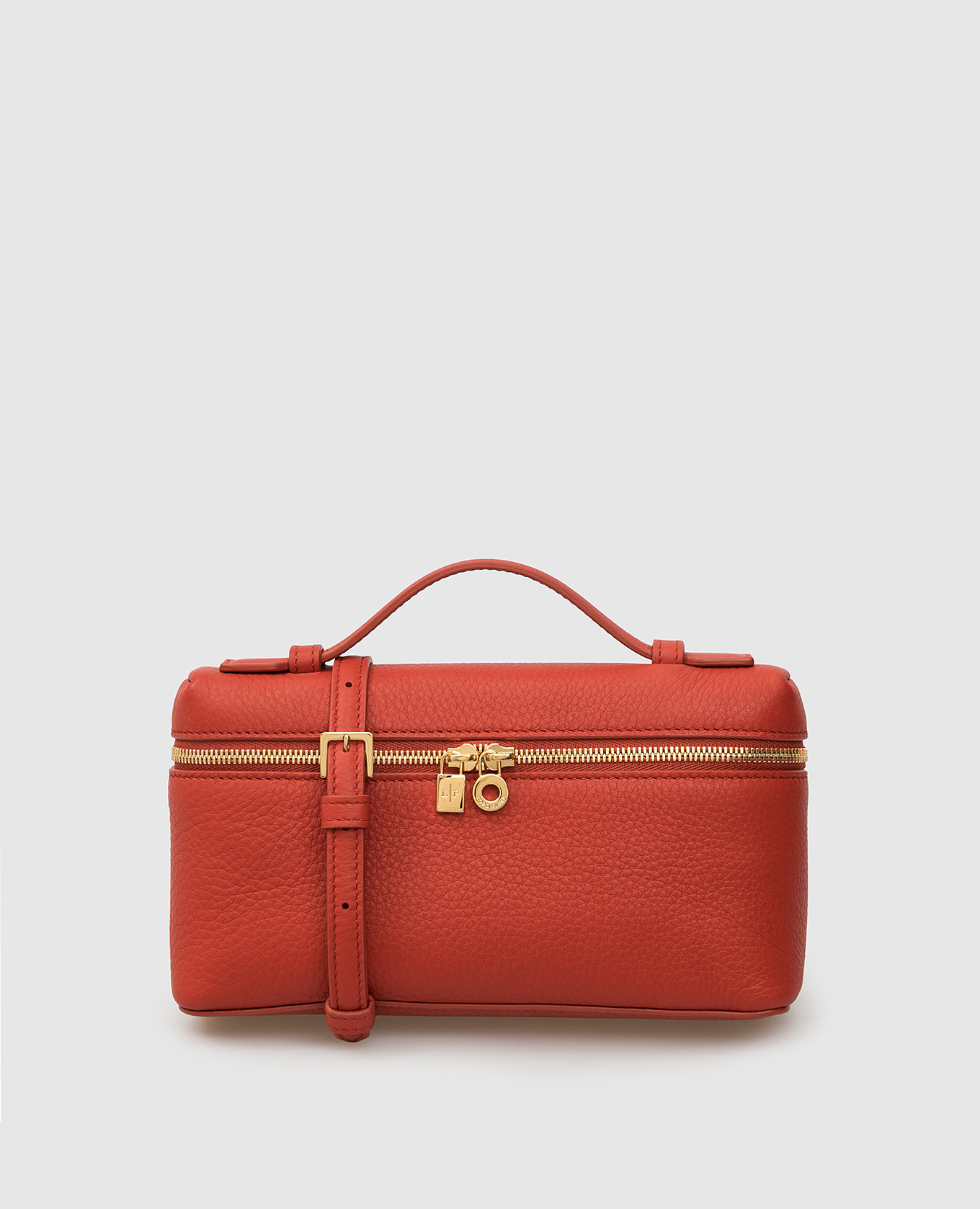 

Терракотовая кожаная сумка Extra Pocket L19 Loro Piana, Терракотовый, Сумки