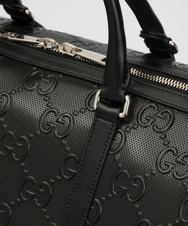 Gucci Черная кожаная сумка 6257681W3CN изображение 5