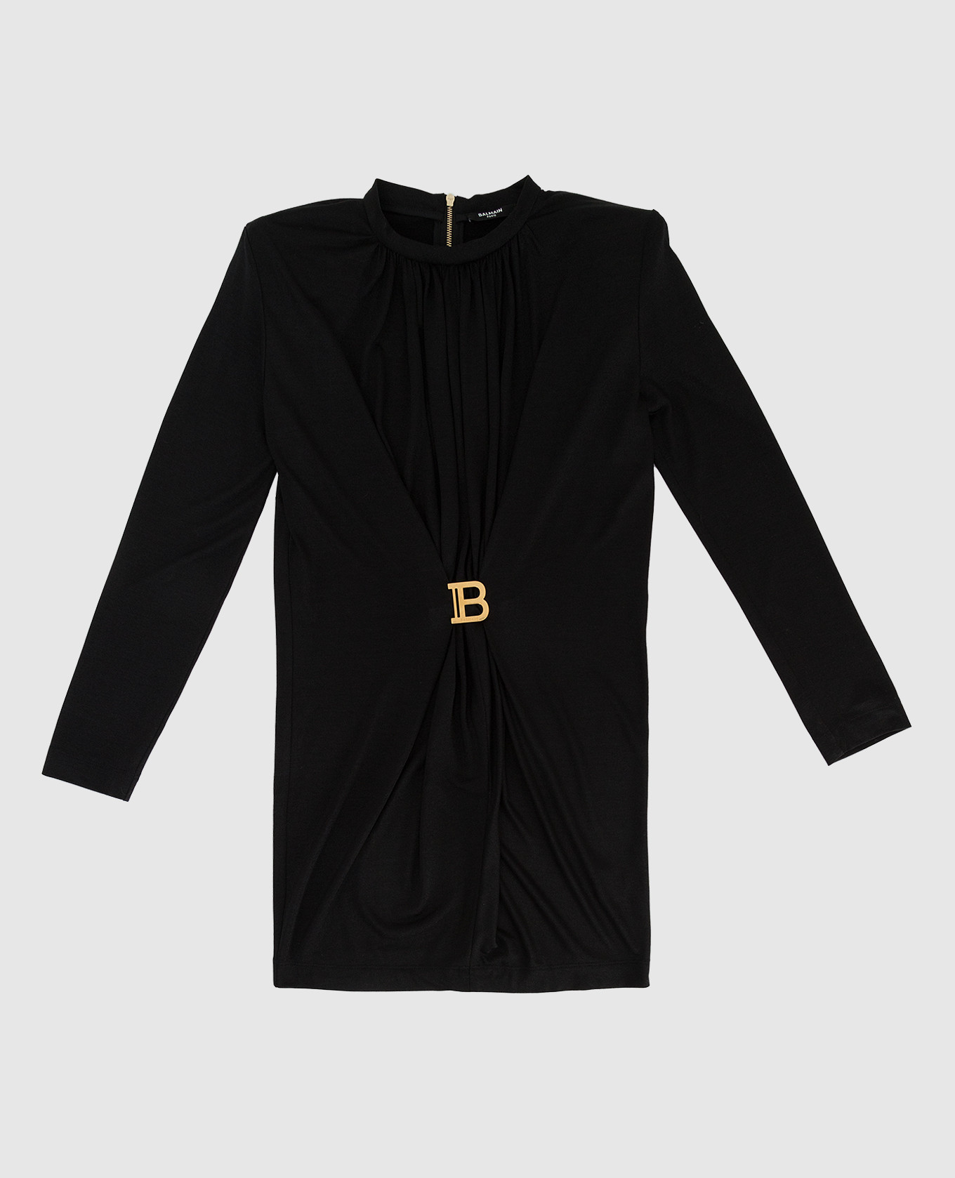 

Детская футболка с принтом логотипа Balmain, Черный, Футболки