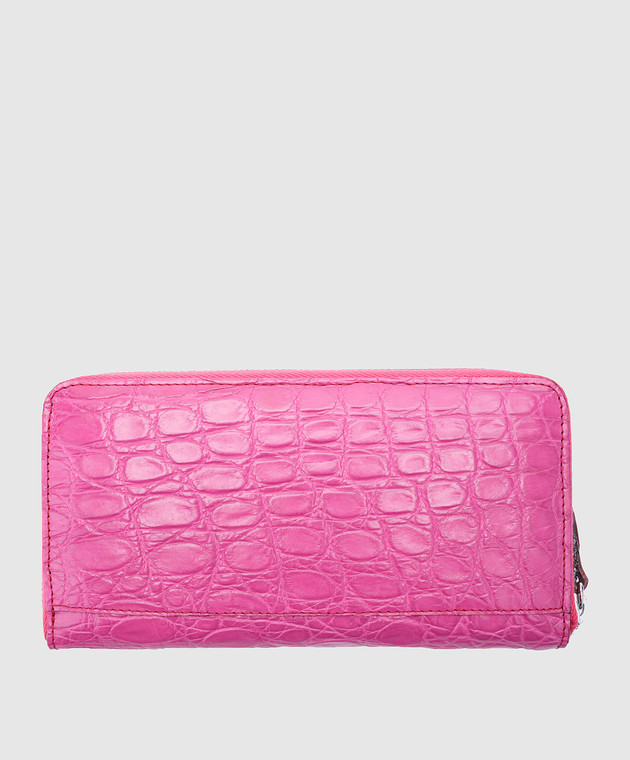 Bochicchio Рожевий шкіряний гаманець PYTHONHANDBAG зображення 2