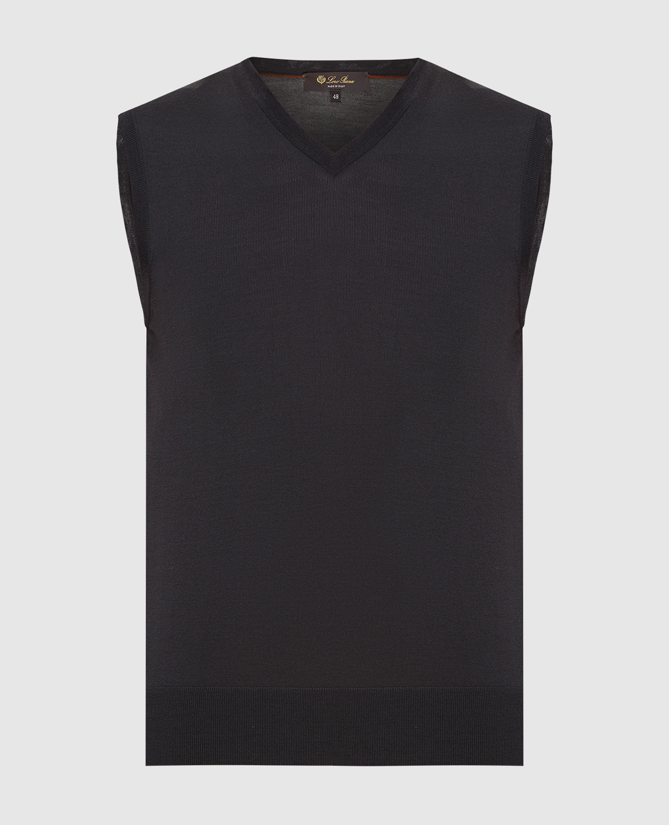 

Серый жилет из шерсти, Трикотажные