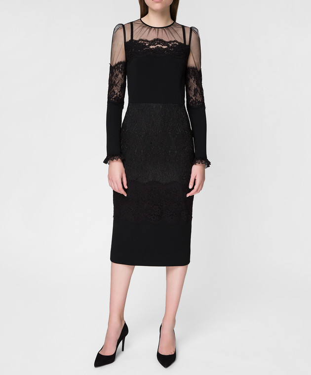 Dolce&Gabbana Чорне плаття F6C4XTGDL46 зображення 2