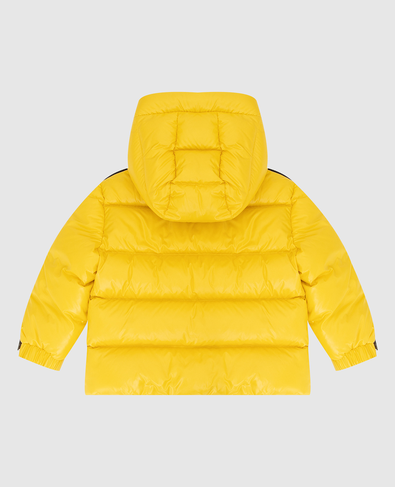 Moncler ENFANT Детская желтая пуховая куртка 1A55G206895046 изображение 2