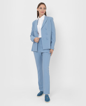 Max Mara Голубые брюки Belfast BELFAST