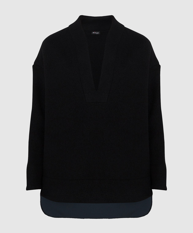 Kiton Cashmere sweater with cutout D52427K02T15