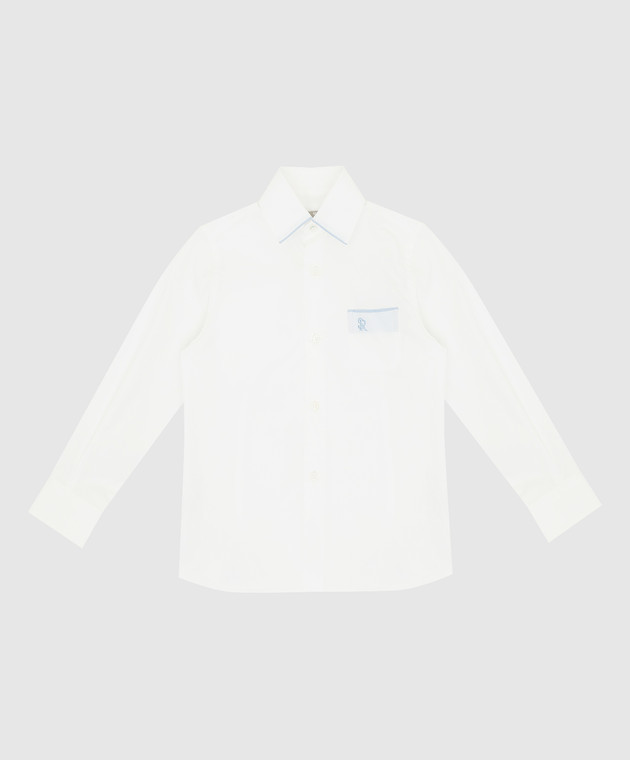 Stefano Ricci Children's shirt with embroidery YC004160M1450