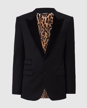 Dolce&Gabbana Чорний піджак G2LX4TGEF76