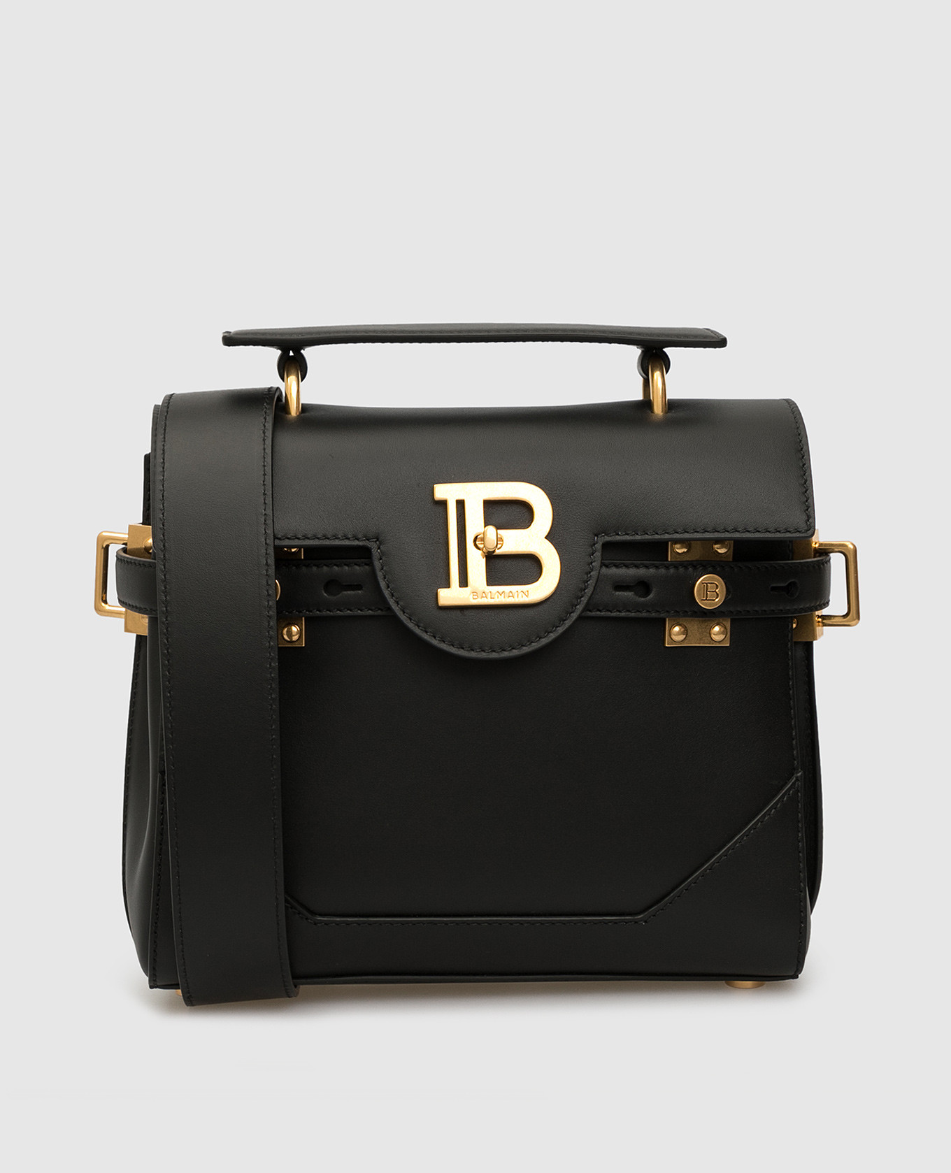 

Кожаная сумка B-Buzz 23 Balmain, Черный, Сумки