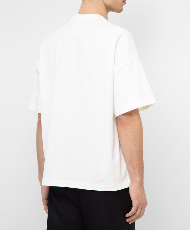 Jil Sander Біла футболка JSMS707045MS248708 зображення 4