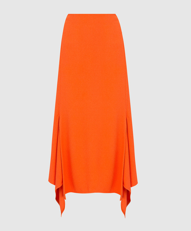 Victoria Beckham Оранжевая юбка SKMID3315