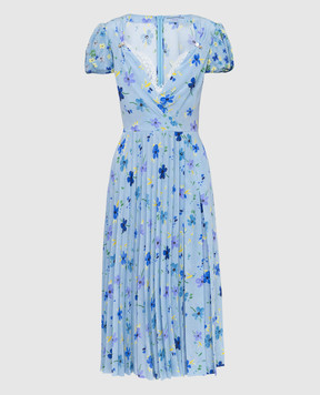 Ermanno Scervino Синя сукня з шовку D362Q312JHA