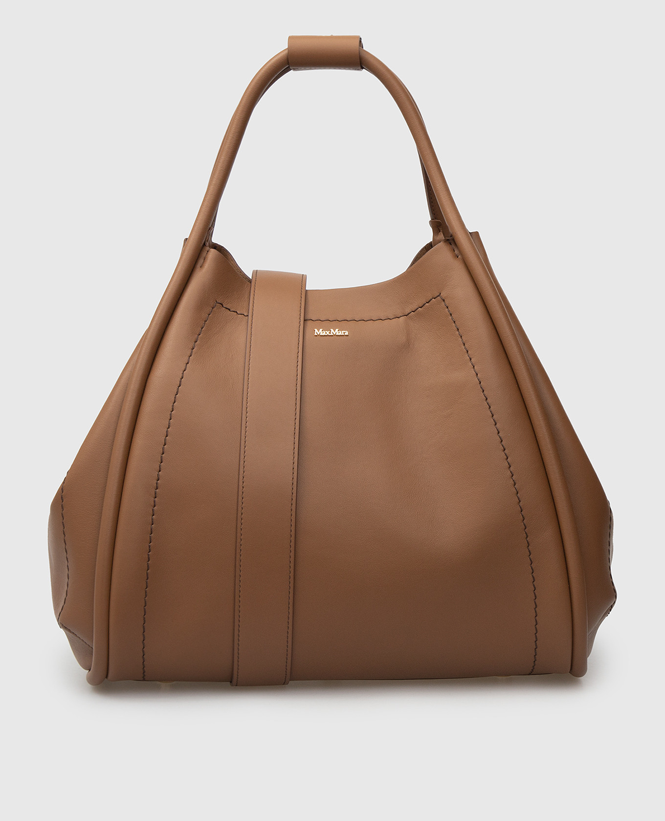 

Кожаная сумка-тоут Marinm Max Mara, Коричневый, Сумки