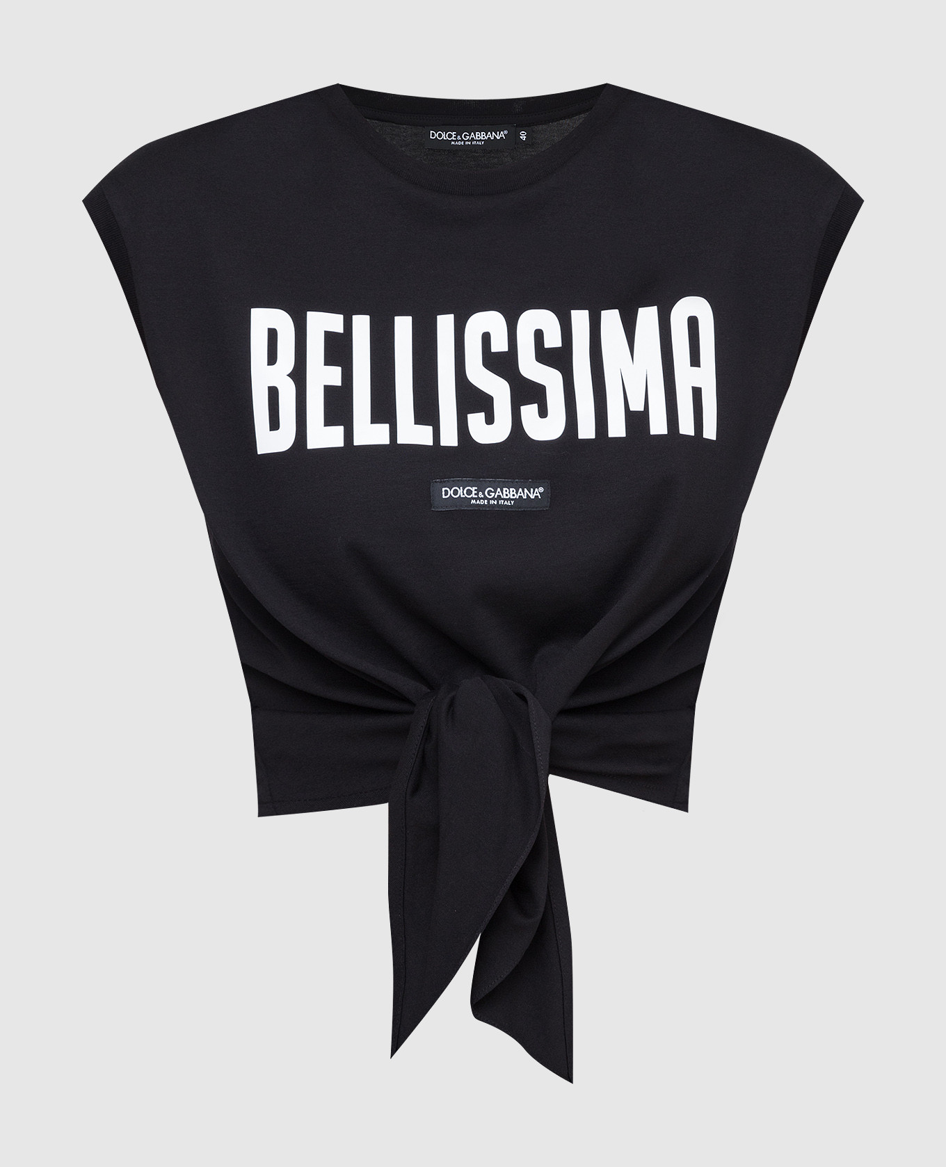 

Черный топ с принтом Bellissima, Топы