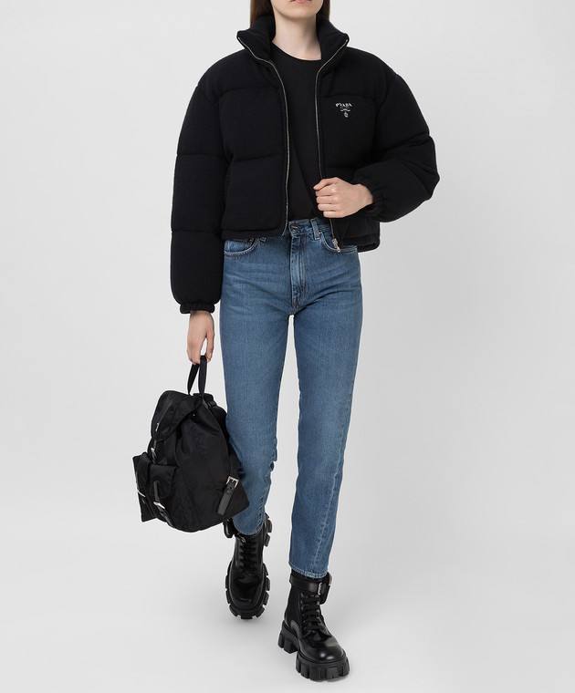 PRADA Wool and Cashmere Puffer Jacket