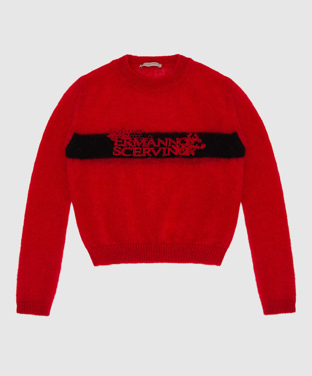 Ermanno Scervino Детский красный свитер MG051016