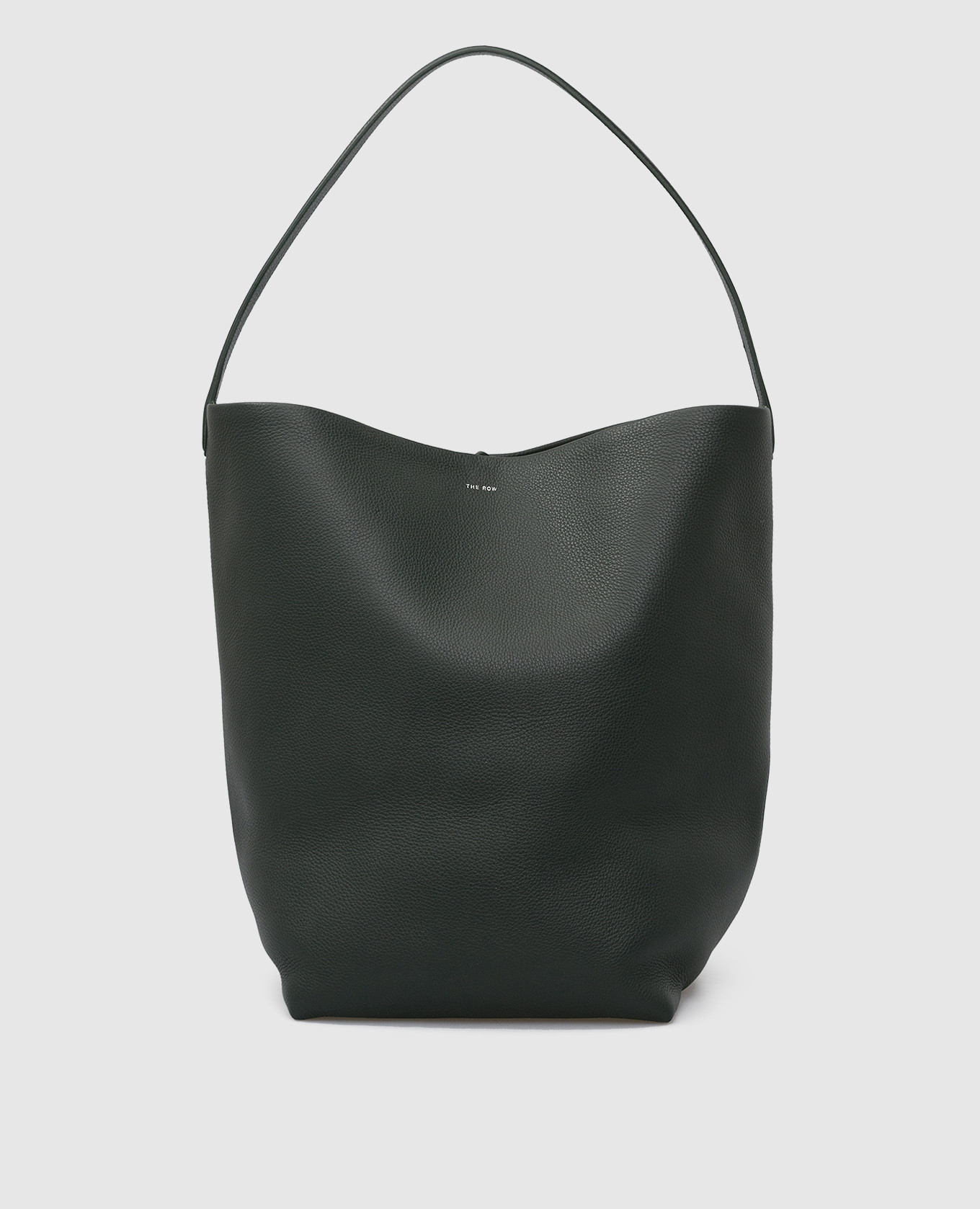 Темно-зелена шкіряна сумка-хобо N / S Park