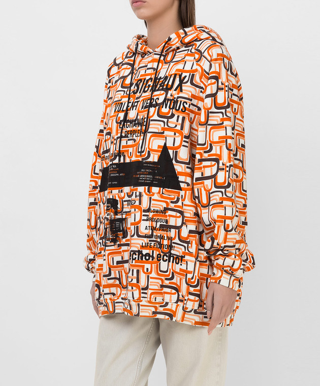 Prada Abstract print hoodie 1346281YQQ buy with Denmark