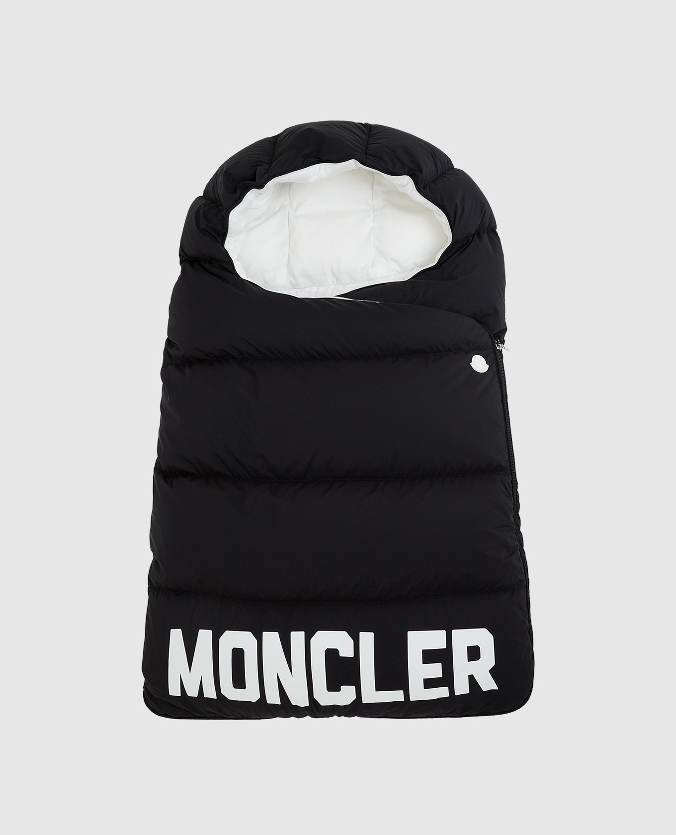 

Детский черный пуховый конверт с принтом логотипа Moncler ENFANT, Спортивные костюмы