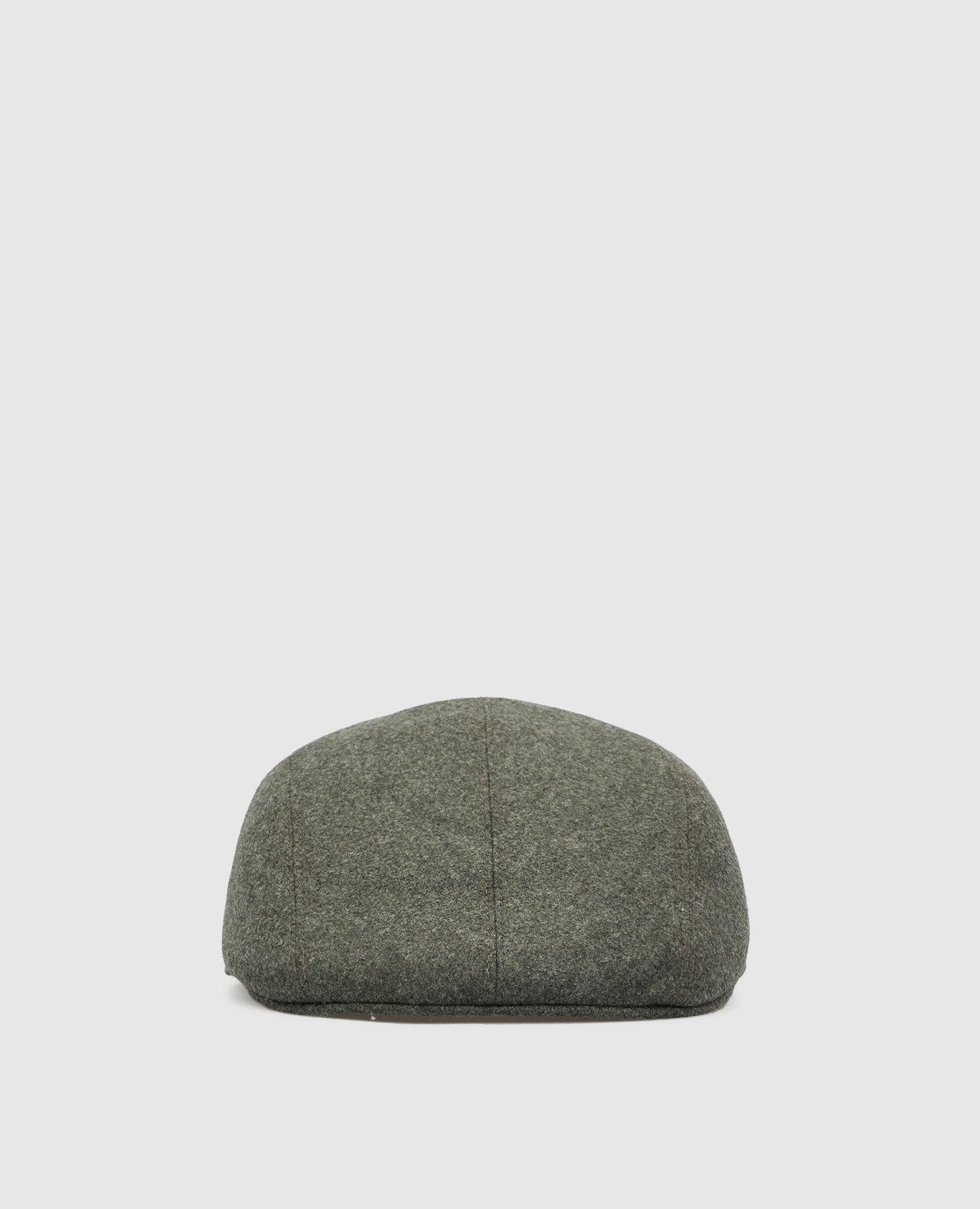 

Зеленое кепи из шерсти Brunello Cucinelli, Зеленый, Кепки