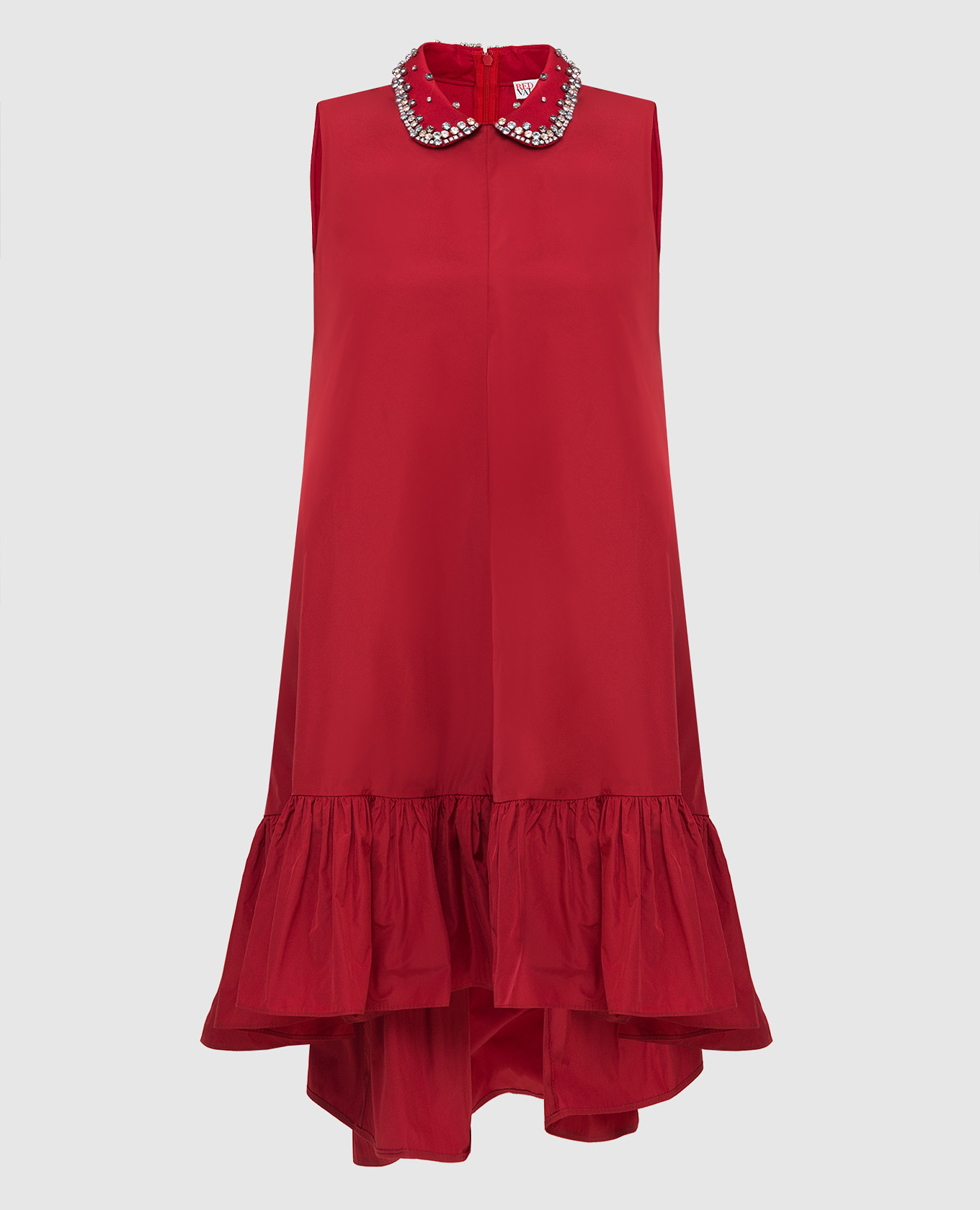 

Платье-миди с кристаллами Red Valentino, Бордовый, Платья Миди
