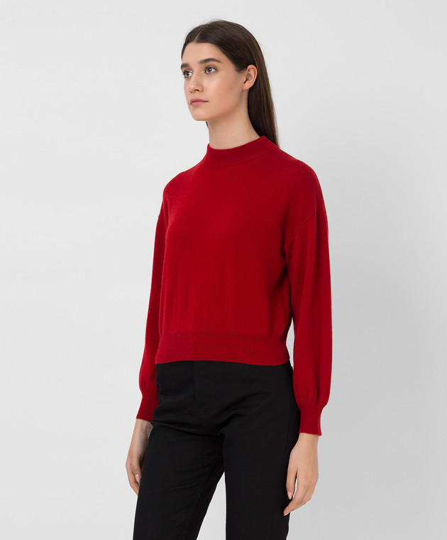 Allude Red wool and cashmere jumper 21517632 image 3