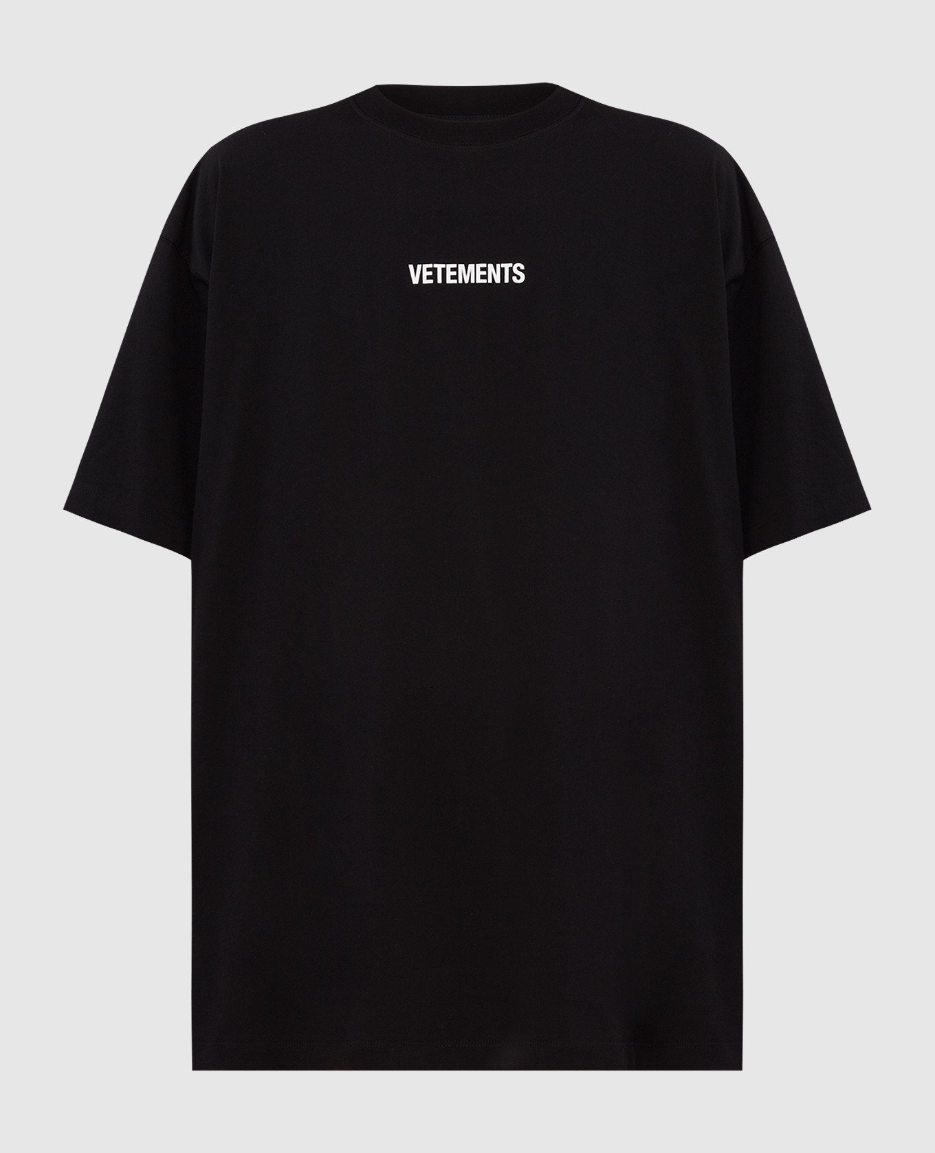 Vetements Черная футболка с логотипом UE52TR120Bw