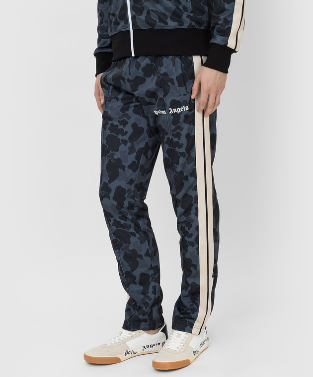 Palm Angels Спортивные брюки Camo с принтом PMCA007F21FAB004 изображение 3
