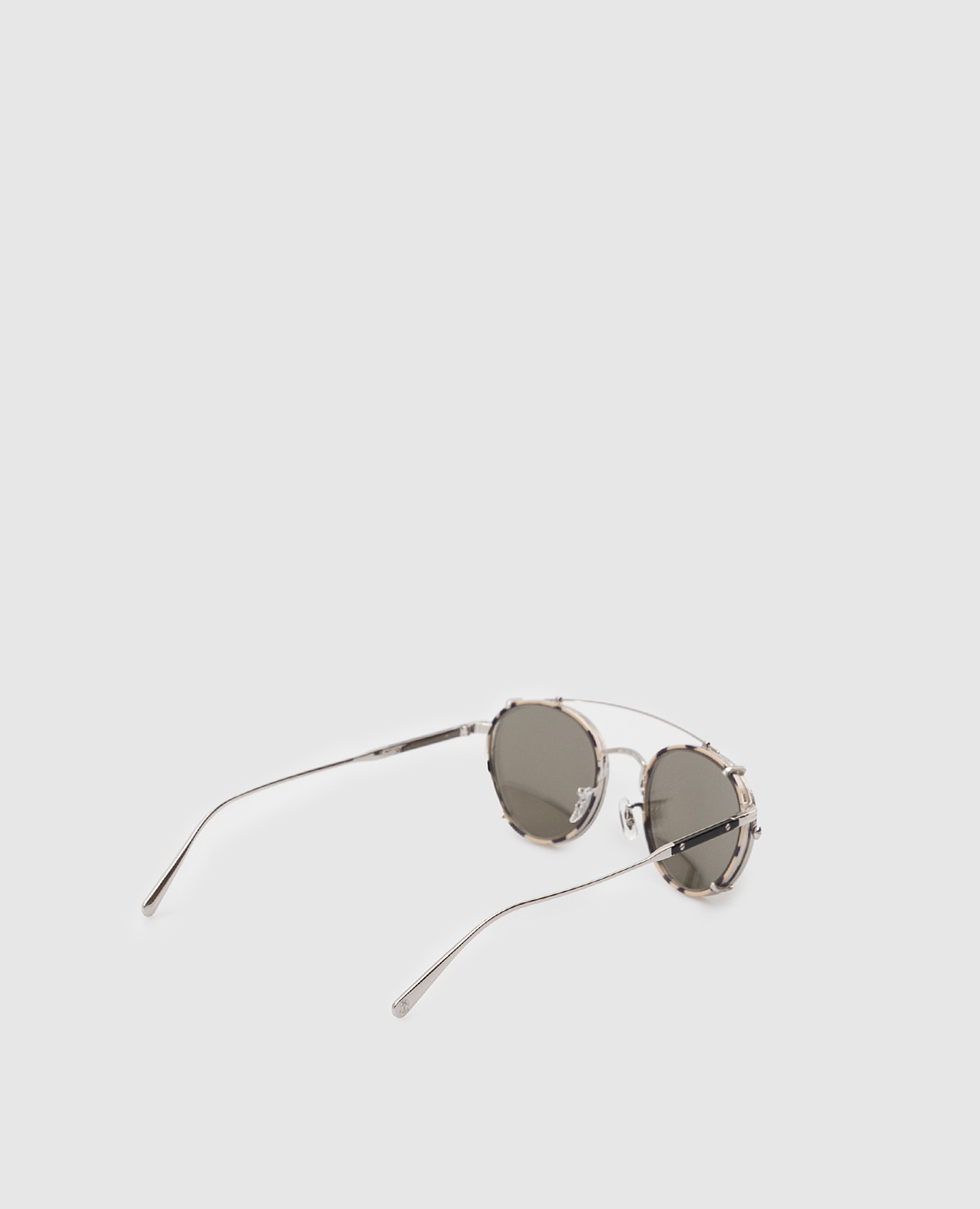 Brunello Cucinelli Серебристые солнцезащитные очки Artemio MOCART007 изображение 5