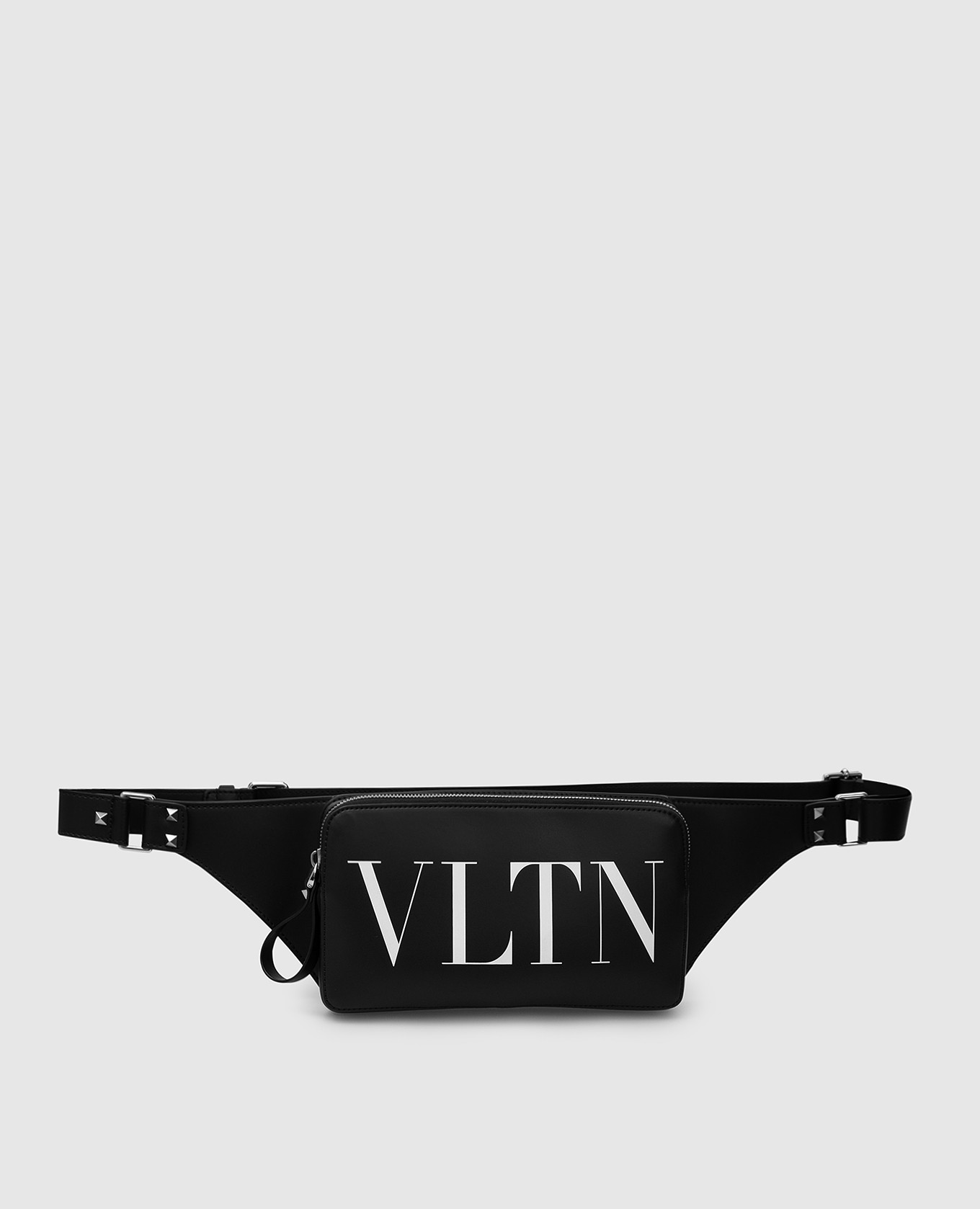 

Кожаная поясная сумка VLTN с принтом, Черный, Поясные сумки