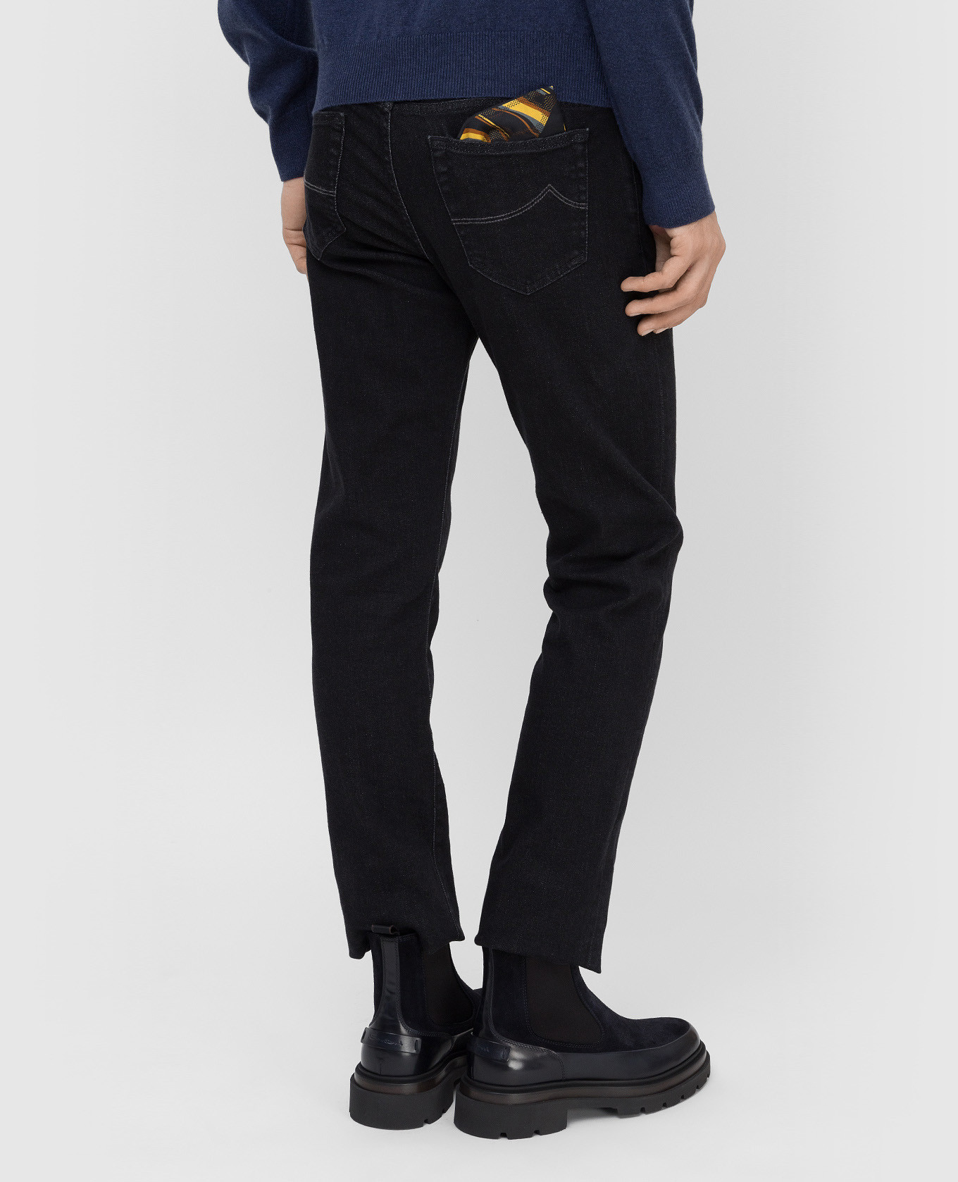 Jacob Cohen Черные джинсы UQM0411S3607053D изображение 4