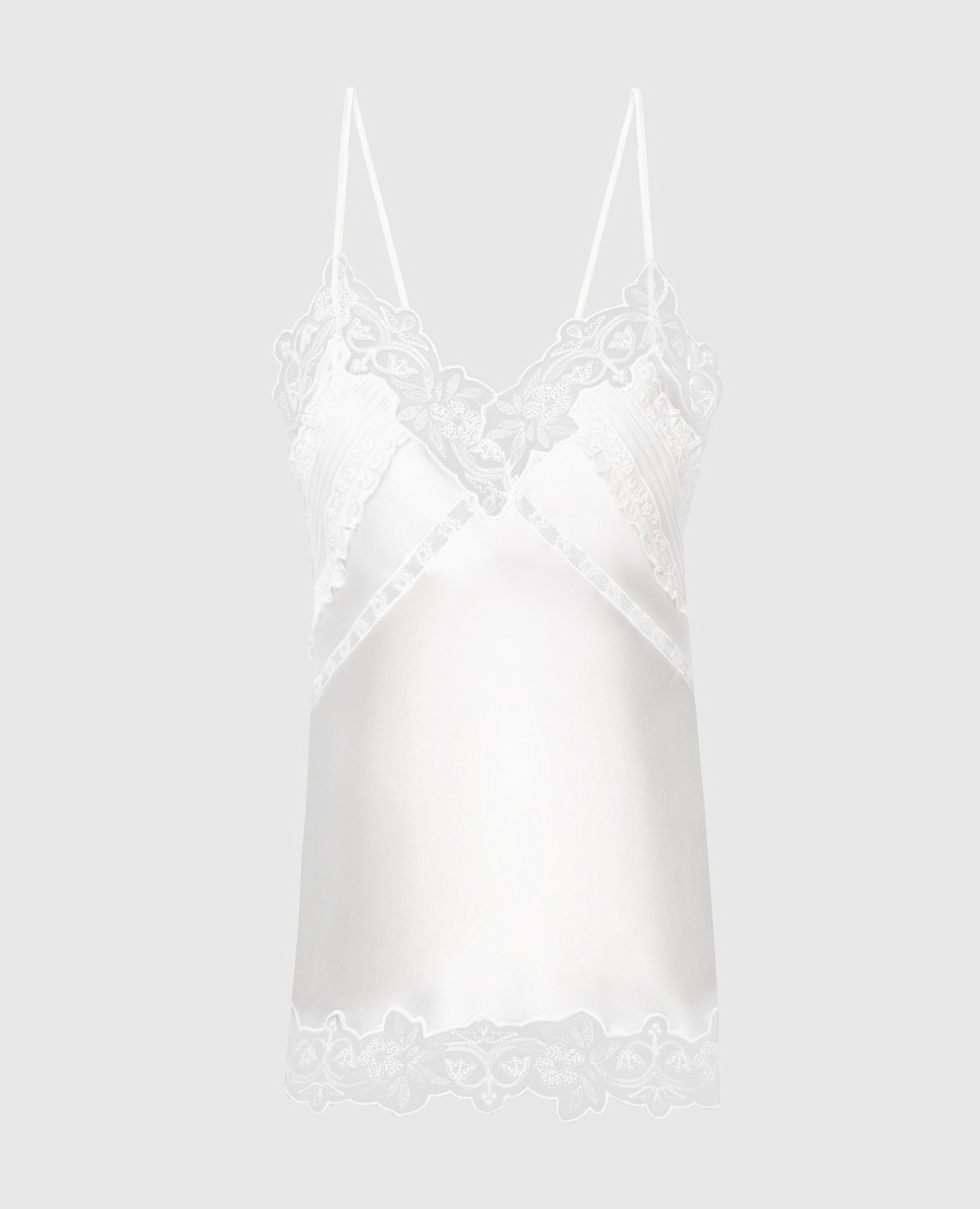 

Белый топ из шелка Ermanno Scervino, Топы