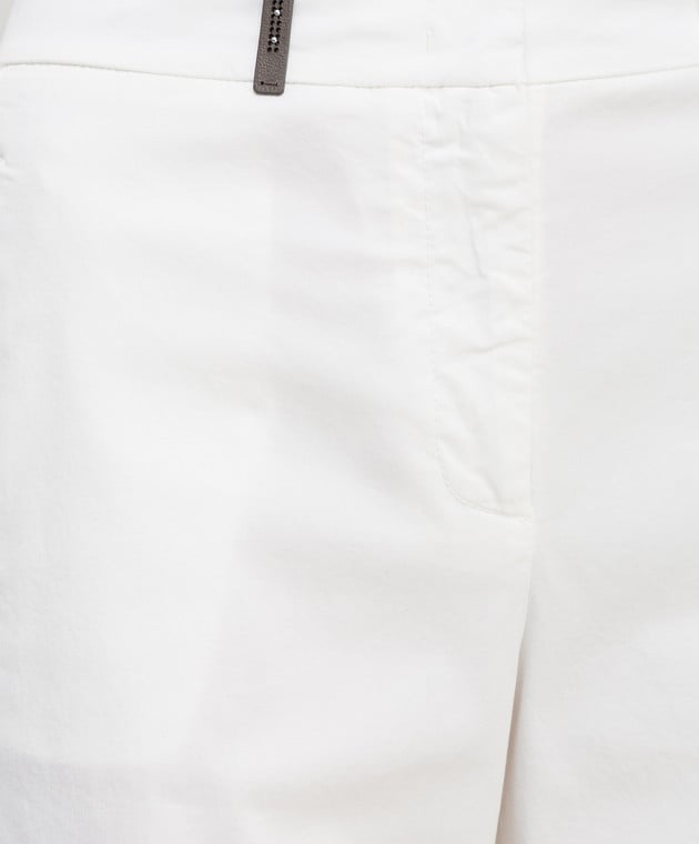 Peserico Белые брюки P04918T302477 изображение 5