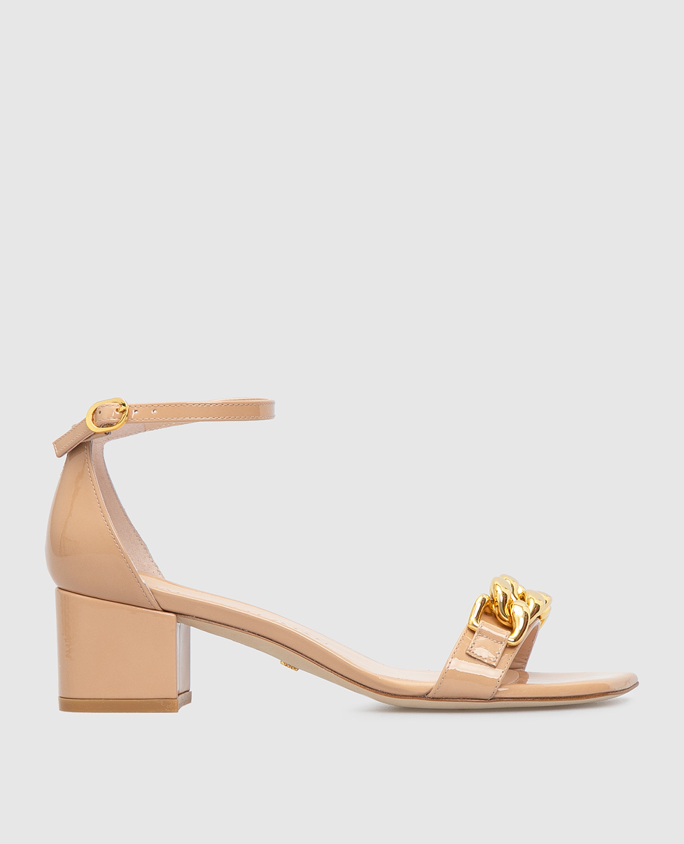 

Бежевые кожаные босоножки Stuart Weitzman, Бежевый, Босоножки