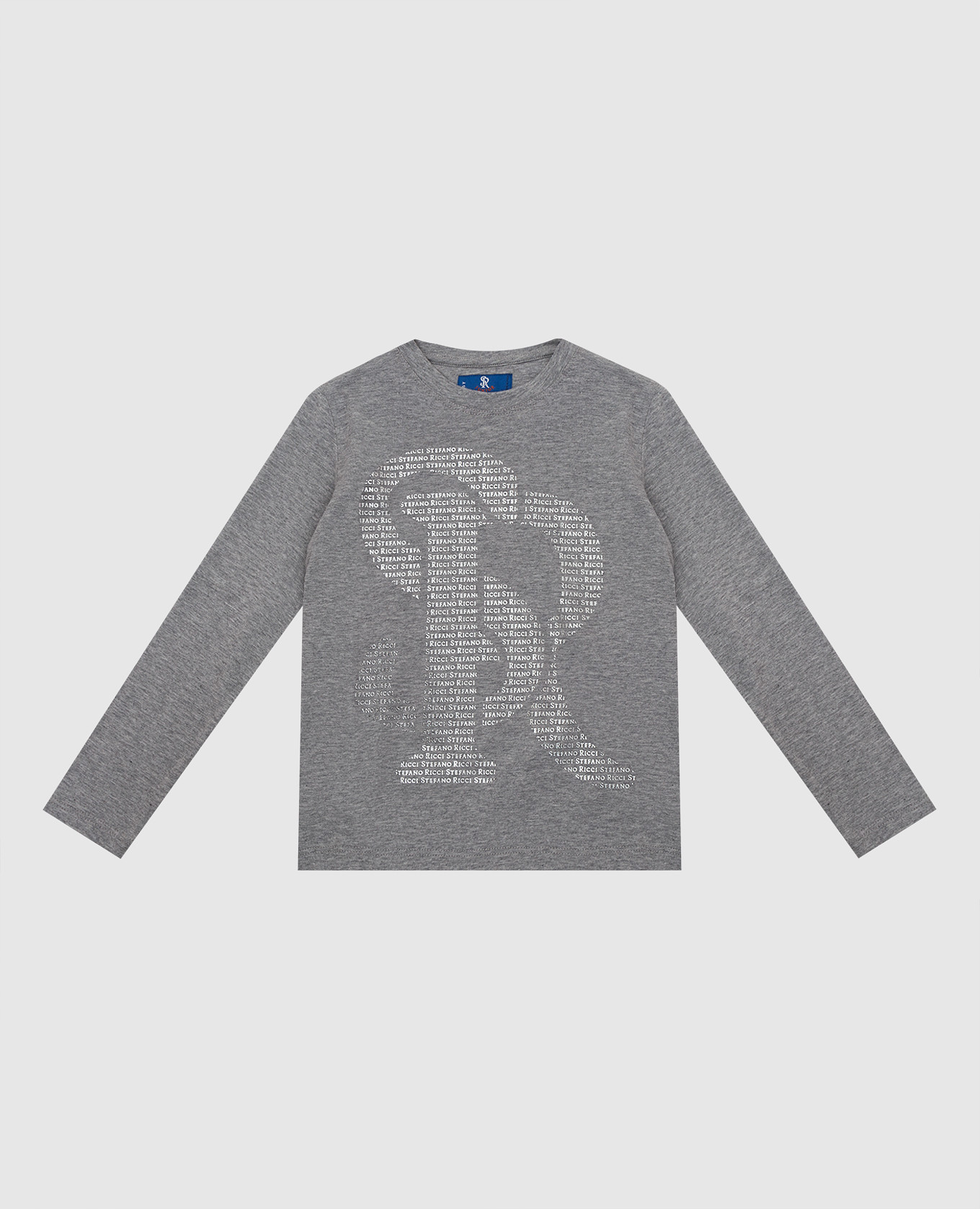 Children's gray longsleeve with a monogram