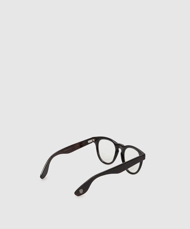 Brunello Cucinelli Черные очки Nino из рога MOCNIN010 изображение 5