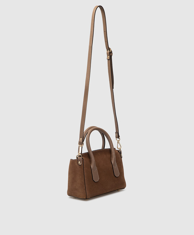 Gianni Notaro Светло-коричневая замшевая сумка Himalaya 421 изображение 3