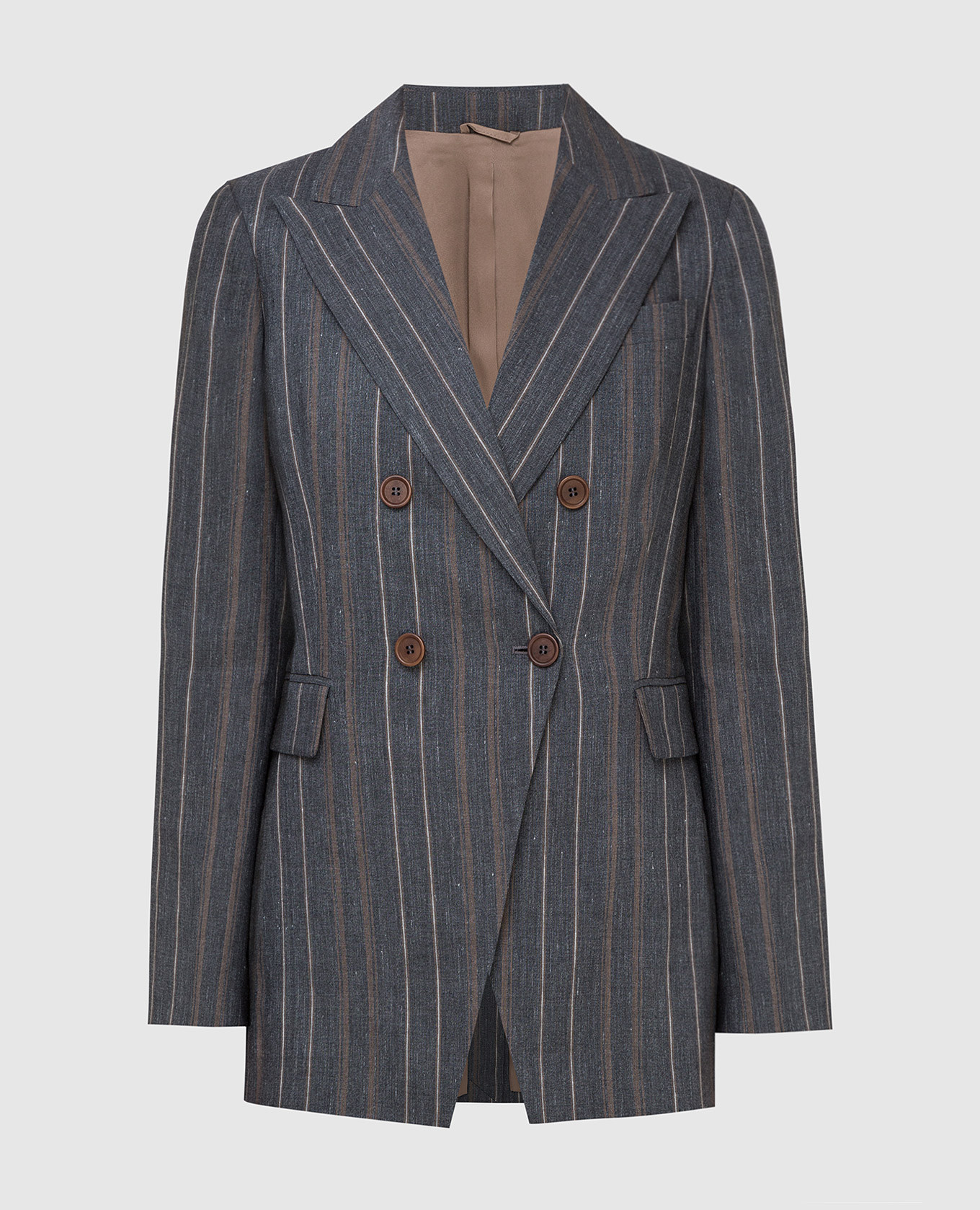 

Серый жакет Brunello Cucinelli, Жакеты